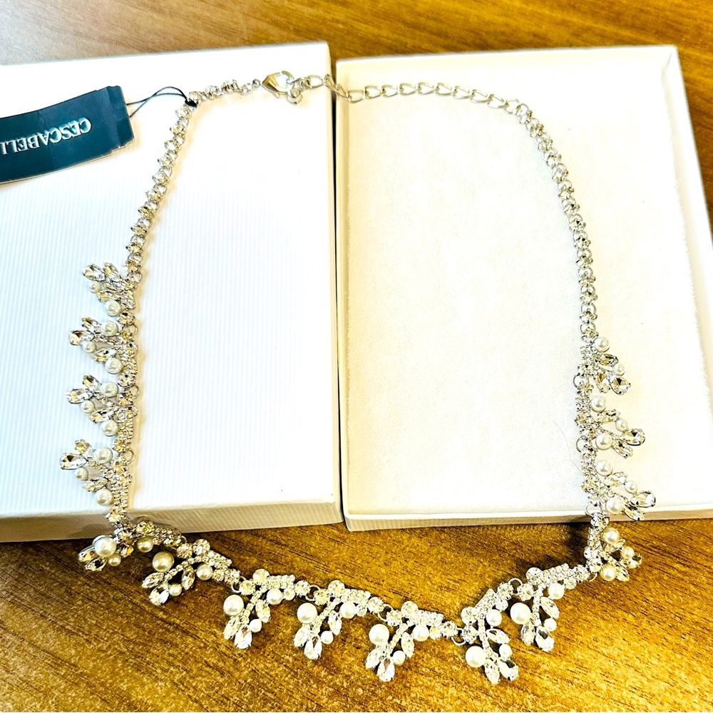 Cescabelle NWT pearl and silver women’s necklace.
